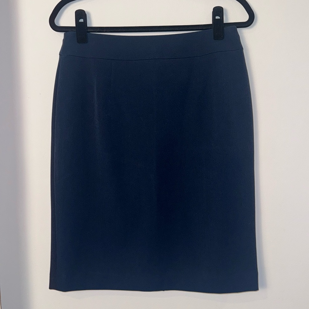 Navy Blue Pencil Skirt